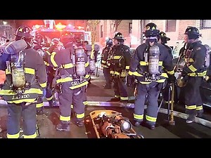FDNY BOX 1213 ~ FDNY OPERATING AT A 10-75 FIRE ON WEST 92ND STREET ON THE WESTSIDE OF MANHATTAN, NYC
