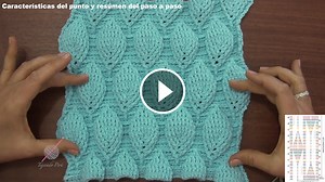 Easy Crochet Leaf Stitch Pattern