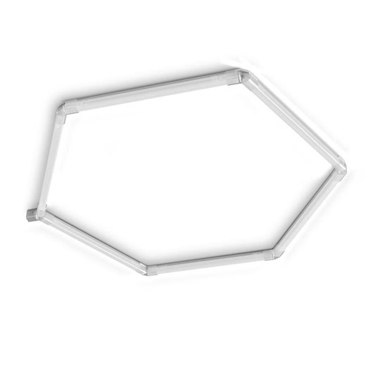 Reviews for Feit Electric Flexagon 2.5 ft. Integrated LED 1-Grid Hexagon White Strip Shop Light Fixture 4000K | Pg 1 - The Home Depot