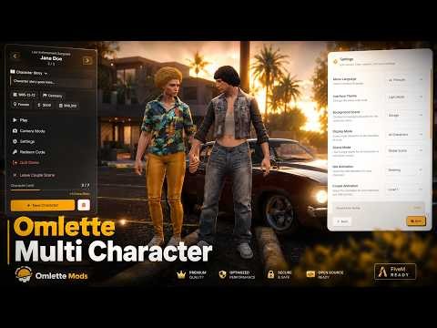 FiveM Multicharacter & Spawn Selector | Omlette Mods