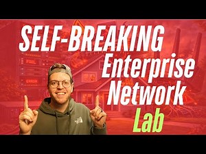 A Self-Breaking Enterprise Network Lab for Real Troubleshooting