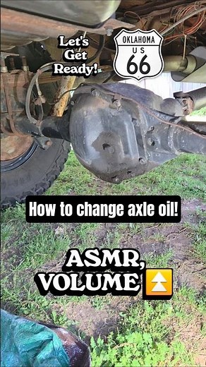 How to change differential oil ASMR
