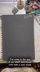 5.7K views · 241 reactions | I’ve just come to the end of my sketchbook, so here’s a quick tour! | The Artery Art Shop and Classes | Facebook