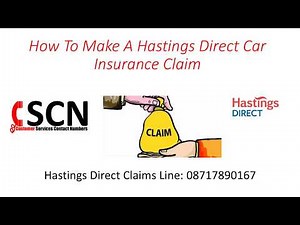 How To Make A Hastings Direct Car Insurance Claims