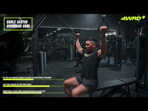 Cable Seated Overhead Curl Tutorial