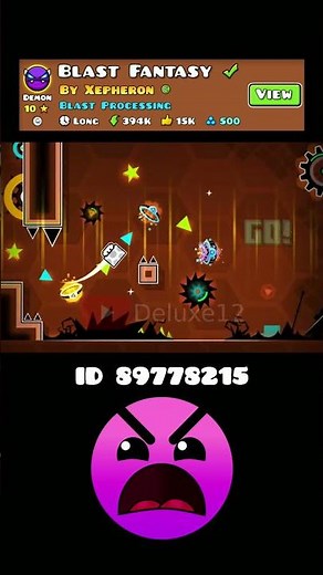 Blast Processing Geometry Dash 2.2 #geometrydash #extreme #creator