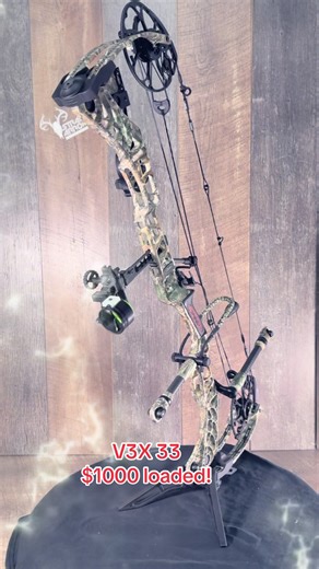 V3 X 33 Loaded!! Real tree camo QAD drop away rest Mathews quick detach quiver Black Gold Verdict with dovetail Mathews front & rear stabs Elevation case Whatever DL you need $1000!!!#straightarrowarchery #mathewsarchery #V3X #bowhunting