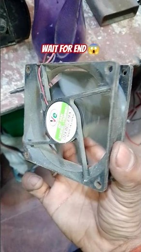 12V FAN SPEED TEST: Can This Tiny Motor REALLY Spin That Fast?! #shorts #diy #dcfan