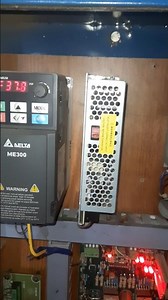24,11,25The drive is a Delta M300. The connection and PLC are powered by a total system. Please see.