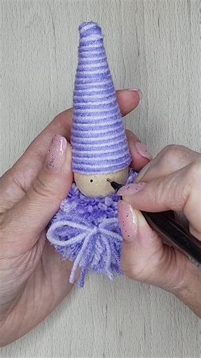 Creating a Pom Pom Doll in a Hat - Fun DIY Craft Tutorial