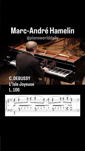 Marc-André Hamelin: Debussy - L’isle Joyeuse #piano #pianoworlddaily #debussy #joy