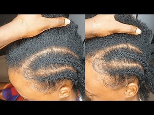 My First Time Trying Inner Weaving, also called Yoruba Didi, French Cornrow AFTER SO MANY YEARS 😊😍🤭