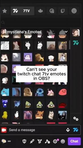 ✿ How to make 7TV emotes visible in #obs #shorts #twitch #streamer
