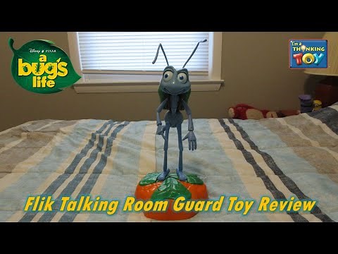Thinkway Toys 1998 Disney/Pixar A Bug's Life Flik Talking Room Guard Toy Review