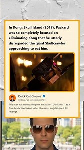 Kong: Skull Island (2017): Packard Ignores the Skullcrawler Due to His Obsession with Killing Kong