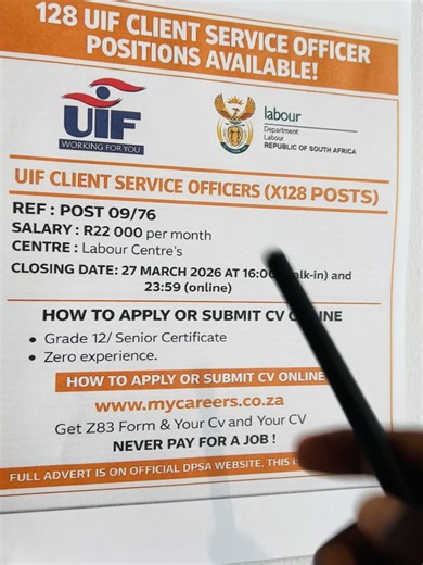 How to Apply for UIF Jobs with Z83 Form