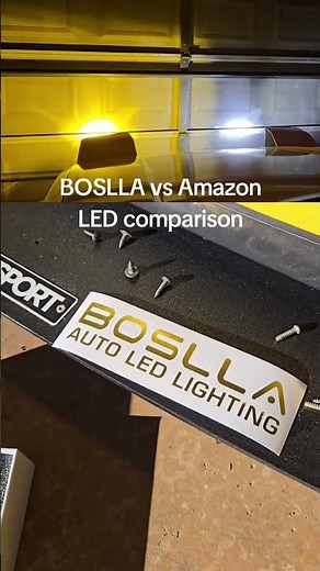 Led headlight comparison.... use code ba10jamie for 10% boslla Tri Color head lights
