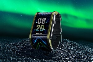 The world’s first ‘foldable smartwatch’ comes with a 4-inch wraparound OLED display - Yanko Design