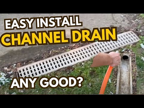 Channel Drain - Easily Drain Water With The NDS Pro Series Channel Drain Kit
