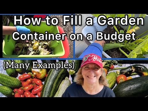 COMPLETE Guide How to Fill a Container Garden on a Budget- Grow Vegetables in Tote Bucket Flower Pot