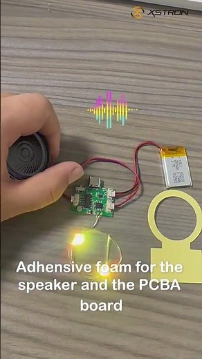 DIY music board with LED string #diylamp #diyledlamp