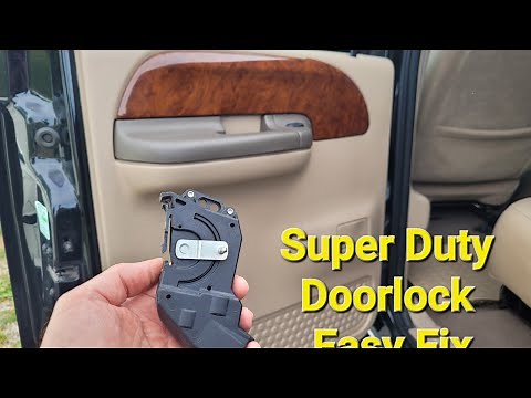 1999 2000 2001 2002 2003 Ford F250 F350 Super Duty Simple Power Doorlock Actuator Replacement