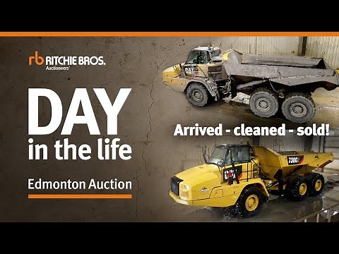 Day in the Life of a Heavy Equipment Auction | Edmonton May 2022 | Ritchie Bros. Auction
