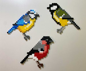 Forest Birds Perler Template - Etsy