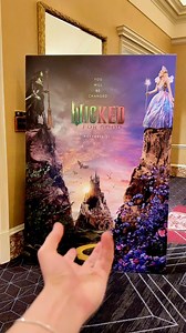 Got my first look at the brand-new WICKED: For Good poster at CinemaCon, and WOW!!! It’s even more stunning in person! Seeing this up close just made the wait for the movie even harder. November can’t come soon enough! #Wicked #wickedmovie #CinemaCon | Patrick Dougall