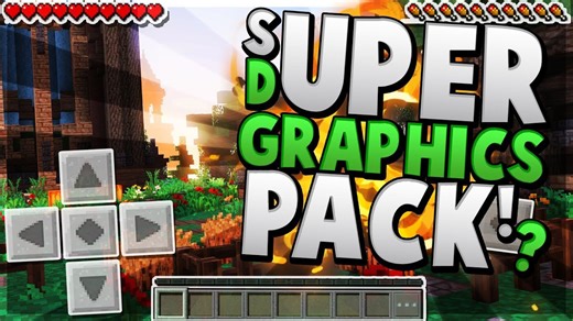 Where's the super duper graphics pack? - Minecraft PE (Pocket Edition)
