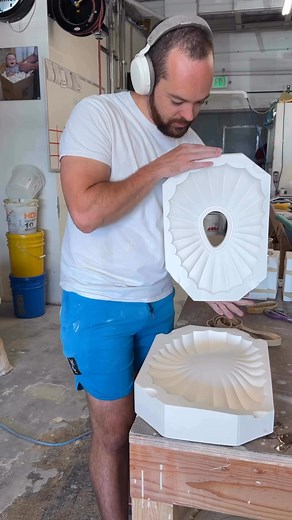 Making a porcelain platter in one of my custom molds and finishing with my house made custom glazes. | Ceramic Teaches