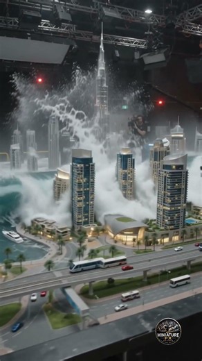 How Hollywood Creates a Massive Tsunami! 🌊🎬 Miniature VFX Behind the Scenes