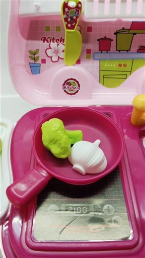 kitchen Set Toy ASMR Video | Satisfying with Unboxing & Review playset #asmr #shorts #playset