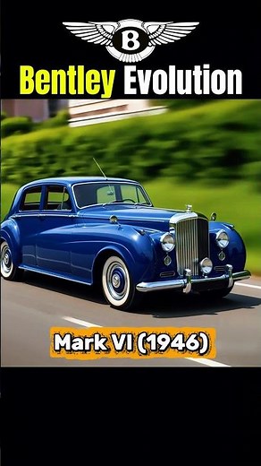 Bentley Evolution in 30 Seconds! (1919–2026) 🚗💨