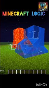 Minecraft logic 🤣🤣 wait for end #minecraft #shorts