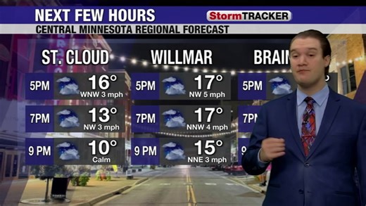 Timing out the chance for some slick spots from a wintry mix tomorrow