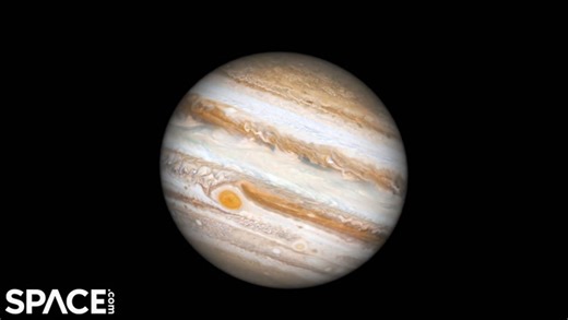Watch How: Jupiter Spins In Animated Hubble Space Telescope Observations