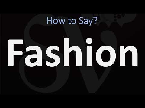 How to Pronounce Fashion? (CORRECTLY)