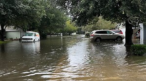 Homes flood in Gainesville's Weatherly neighorhood after heavy rains Sunday