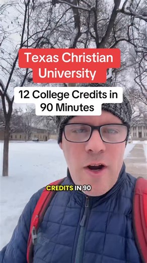 Josh See on Instagram: "Get 12 College Credits in 90 minutes from Texas Christian University when you take the CLEP Exam for Spanish Language 34 different subject areas to choose from and 90 minutes long. ModernStates.org has free CLEP Exam study material for almost every exam. Once you get through the exam, they’ll give you a CLEP Exam voucher to go to the exam for FREE. #clep #tcu #texaschristianuniversity #collegesavings #fortworth"