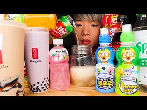 ASMR BUBBLE TEA, PEARL, JELLY, SOFT DRINKS (Eating Sound) | MAR ASMR