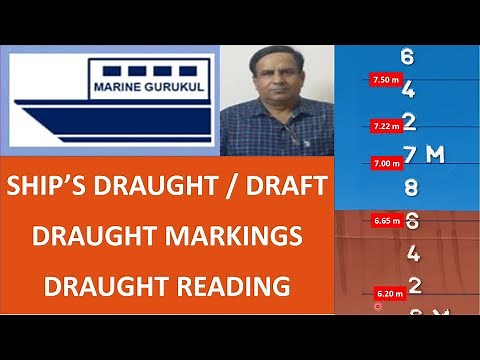 Ship's Draught / Draught Marks / Draft Reading