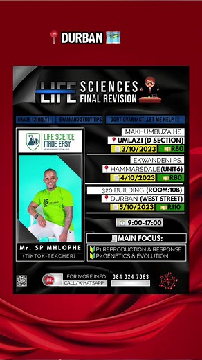 Science Holiday Classes in Durban and Mpumalanga