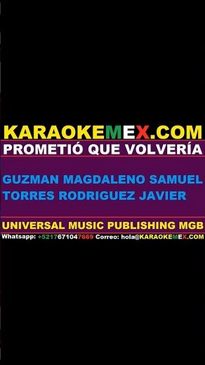 karaoke los rehenes - prometio que volveria #karaokemex
