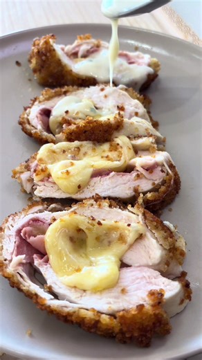 Recette rapide de cordon bleu avec sauce fromagère