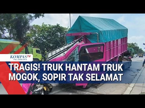 Kecelakaan M*ut di Soekarno-Hatta Palembang, Sopir Tak Selamat. Terjepit Usai Hantam Truk Mogok