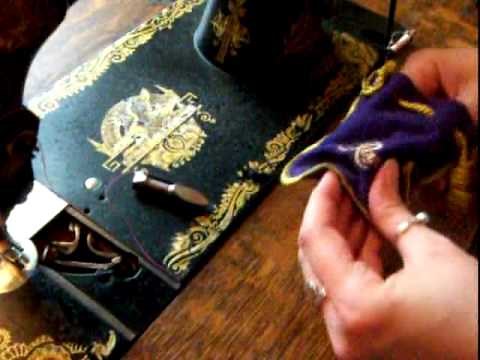 How to load the bobbin, thread and start sewing on a treadle machine
