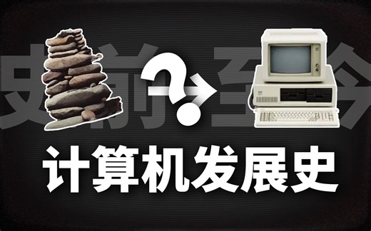 从垒石计数到现代计算机，这期间到底发生了啥？【计算机发展史｜仿生之旅】