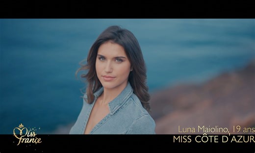 Miss Côte d'Azur 2025 est Luna MAIOLINO (Candidate à Miss France 2026)