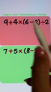 4.5K views · 44 reactions | Can you solve it correctly? Here are two similar problems: one for you to solve and one I’ve solved. Use the second as a guide if you get stuck on the first! 易 #reelsviralシ #mathchallenge #learning #LearnWithFun #mathematics | Mathematics Ma'am | Facebook